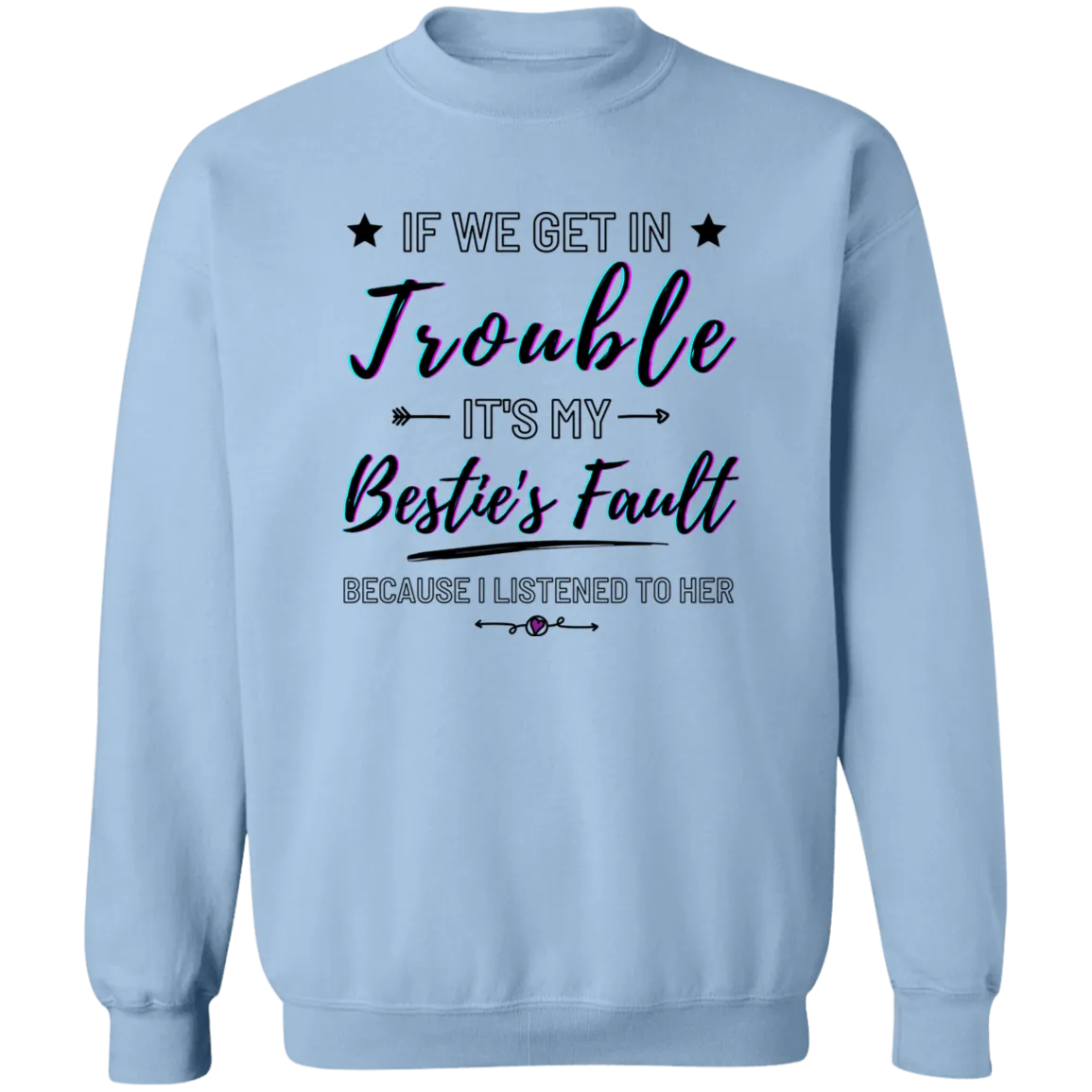 Womens Crewneck Pullover Sweatshirt