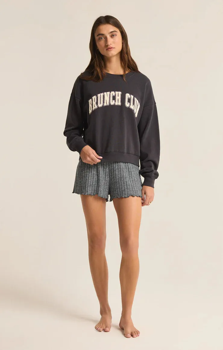 ZSU Brunch Club Patch Sweatshirt