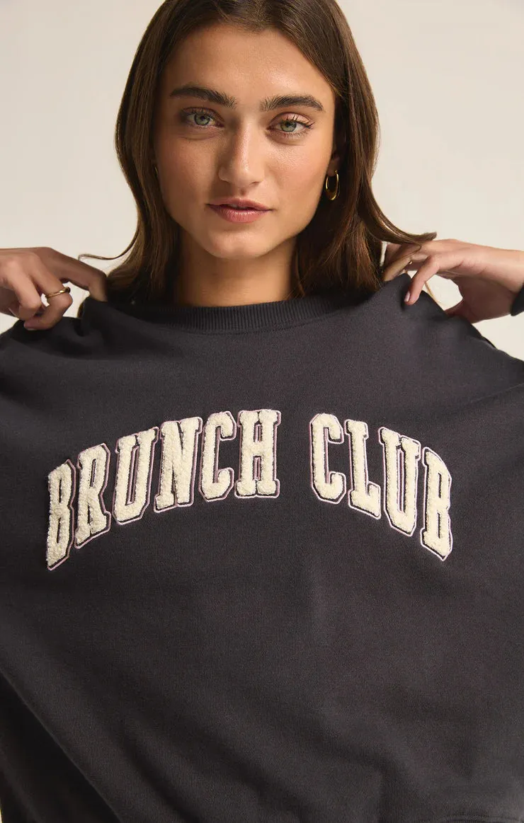 ZSU Brunch Club Patch Sweatshirt